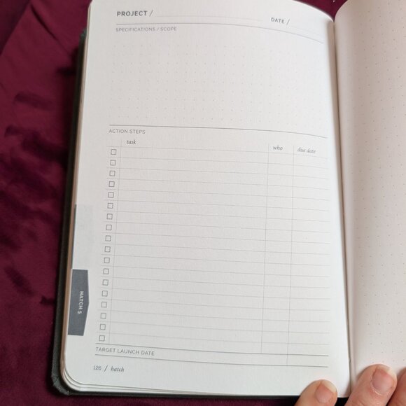 Hatch Notebook for Makers & Entrepreneurs - Planning Journal - NWOT - Picture 14 of 15